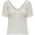 Image of Camicetta Only Top Becca Life S/S - Cloud Dancer