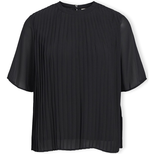 Abbigliamento Donna Top / Blusa Object Top Mila 2/4 - Black Nero