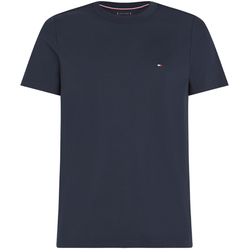 Abbigliamento Uomo T-shirt & Polo Tommy Hilfiger T-shirt blu con mini logo 