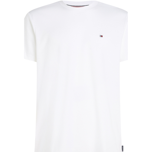 Abbigliamento Uomo T-shirt & Polo Tommy Hilfiger T-shirt bianca con mini logo Bianco