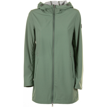 Colmar Giacca lunga verde in softshell stretch Verde