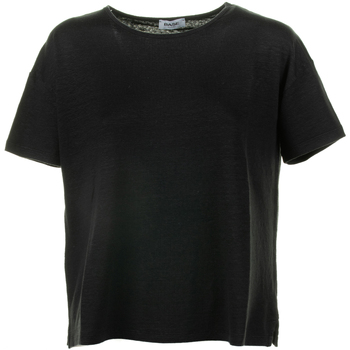 Abbigliamento Donna T-shirt & Polo Base Milano T-shirt nera Nero