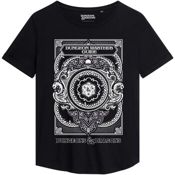 Abbigliamento Donna T-shirts a maniche lunghe Dungeons & Dragons Master Dice Nero
