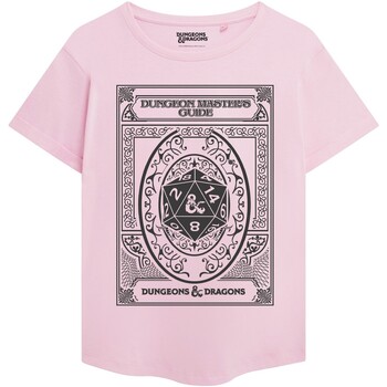 Abbigliamento Donna T-shirts a maniche lunghe Dungeons & Dragons Masters Guide Rosso