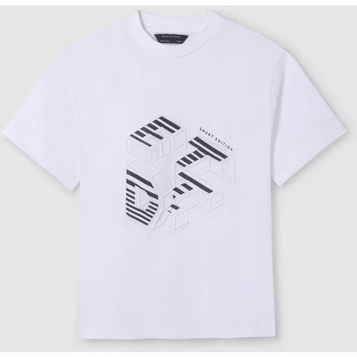 Abbigliamento Unisex bambino T-shirt maniche corte Mayoral ATRMPN-44300 Bianco