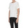Abbigliamento Donna T-shirt & Polo Antonelli Firenze T-shirt in viscosa e lino TPS00003062AE Bianco