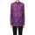 Abbigliamento Donna Camicie Massimo Alba Camicia stampata in cotone e seta TPC00003078AE Viola