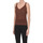 Abbigliamento Donna Top / T-shirt senza maniche Momoni Top in maglia con lurex TPT00003053AE Rosso
