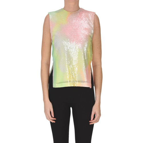 Abbigliamento Donna Top / T-shirt senza maniche Stine Goya Top multicolor con paillettes TPT00003043AE Multicolore