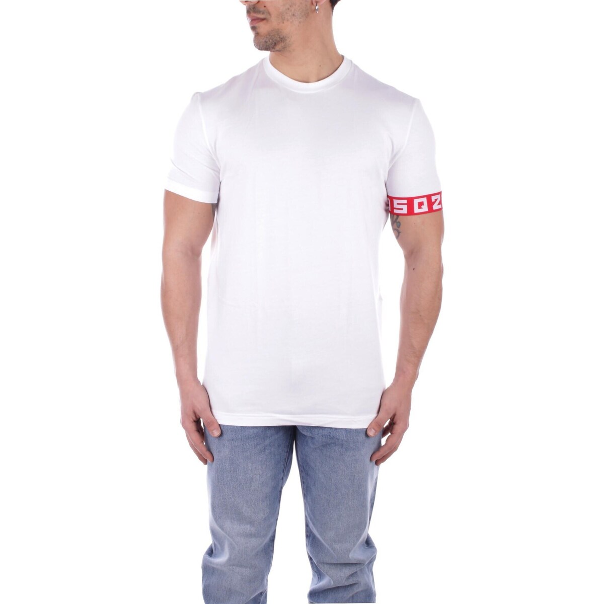 Abbigliamento Uomo T-shirt maniche corte Dsquared D9M3S5130 Bianco