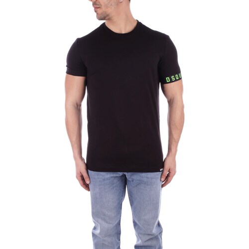 Abbigliamento Uomo T-shirt maniche corte Dsquared D9M3S4870 Nero