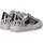 Scarpe Donna Sneakers basse Emanuélle Vee sneaker bianco nero argento Multicolore