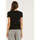 Abbigliamento Donna T-shirt maniche corte Elisabetta Franchi t-shirt con charms nera Nero