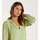 Abbigliamento Donna Camicie Elisabetta Franchi camicia in georgette logata Verde