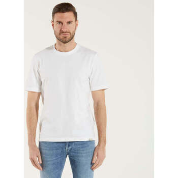 Abbigliamento Uomo T-shirt maniche corte Premiata t-shirt girocollo in cotone bianca Bianco