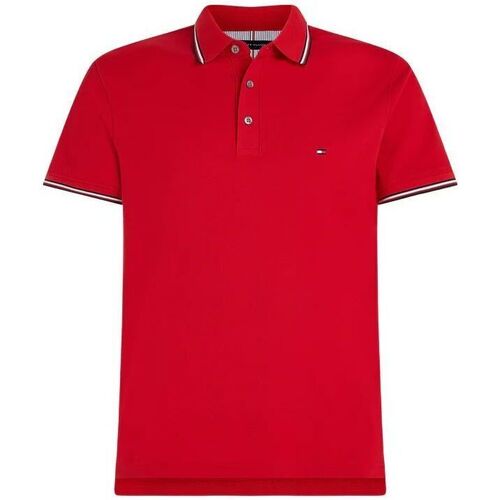 Abbigliamento Uomo T-shirt & Polo Tommy Hilfiger MW0MW30750 - 1985 RWB POLO-XJV ROYAL BERRY Rosso