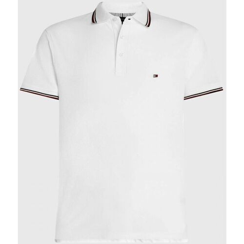 Abbigliamento Uomo T-shirt & Polo Tommy Hilfiger MW0MW30750 - 1985 RWB POLO-YBR WHITE Bianco