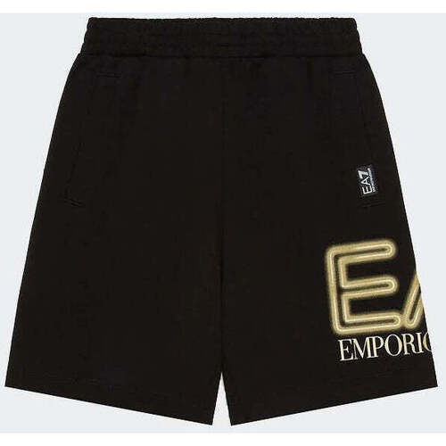 Abbigliamento Bambino Shorts / Bermuda Emporio Armani  Nero