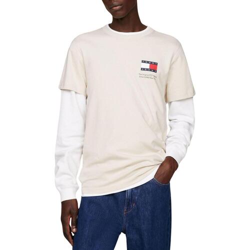 Abbigliamento Uomo T-shirt maniche corte Tommy Jeans  Beige