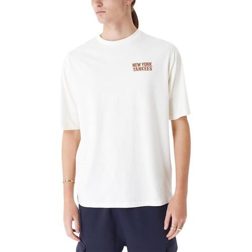 Abbigliamento T-shirt maniche corte New-Era  Bianco