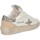 Scarpe Donna Sneakers Ama-brand 2764 Slam bianco glitter platino Bianco