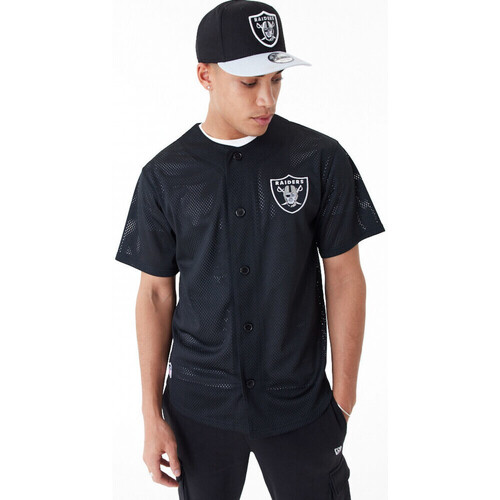 Abbigliamento Uomo T-shirt & Polo New-Era Nfl baseball jersey lasrai Nero