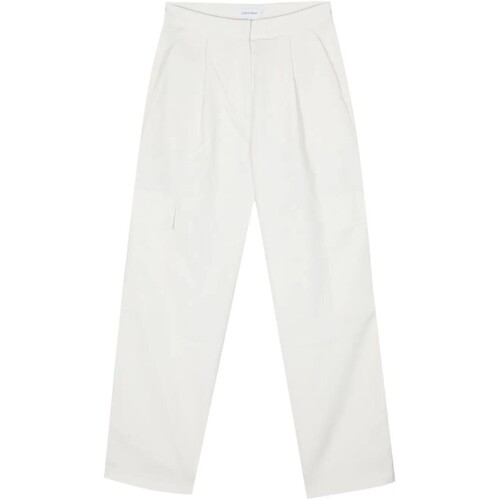Abbigliamento Donna Pantalone Cargo Calvin Klein Jeans LW BARK TEXTURED CARGO PANT Grigio