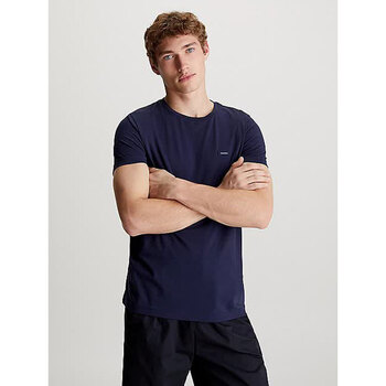 Calvin Klein Jeans STRETCH SLIM FIT T-SHIRT Blu