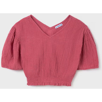 Abbigliamento Bambina T-shirt maniche corte Mayoral ATRMPN-44308 Rosso