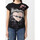 Abbigliamento Donna Jeans 3/4 & 7/8 Twin Set T-SHIRT CON STAMPA E RICAMO Nero