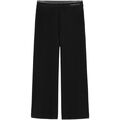 Image of Pantaloni Calvin Klein Jeans IG0IG02446 TAPE WIDE LEG-BEH BLACK