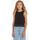 Abbigliamento Bambina Top / T-shirt senza maniche Calvin Klein Jeans IG0IG02437 LOGO TAPE TOP-BEH BLACK Nero