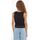 Abbigliamento Bambina Top / T-shirt senza maniche Calvin Klein Jeans IG0IG02437 LOGO TAPE TOP-BEH BLACK Nero