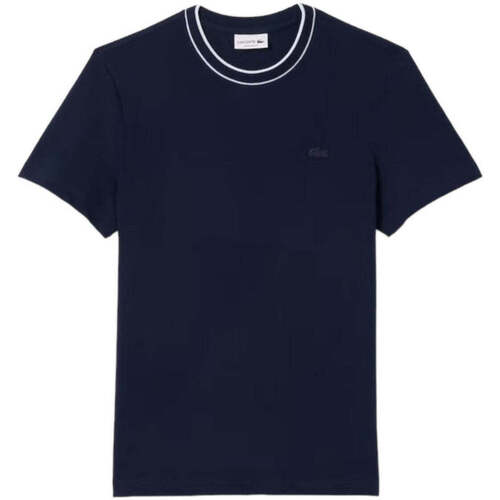Abbigliamento Uomo T-shirt & Polo Lacoste T-Shirt e Polo Uomo  TH8174 166 Blu Blu