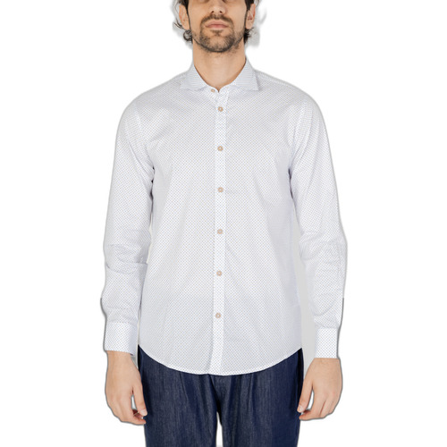 Abbigliamento Uomo Camicie maniche lunghe Hamaki-ho CE1243H Bianco