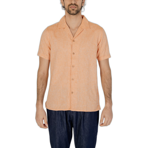 Abbigliamento Uomo Camicie maniche corte Hamaki-ho CE1237H Arancio