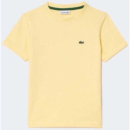 Abbigliamento Bambino T-shirt & Polo Lacoste  Giallo