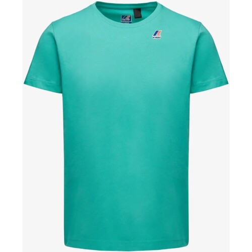 Abbigliamento Uomo T-shirt maniche corte K-Way LE VRAI EDOUARD K007JE0 Verde