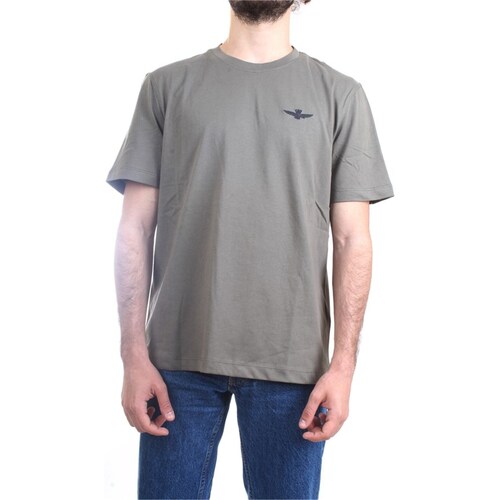 Abbigliamento Uomo T-shirt maniche corte Aeronautica Militare 241TS2065J592 Verde