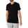 Abbigliamento Uomo Pigiami / camicie da notte adidas Originals Confezione da 3 magliette lounge con scollo a V Nero