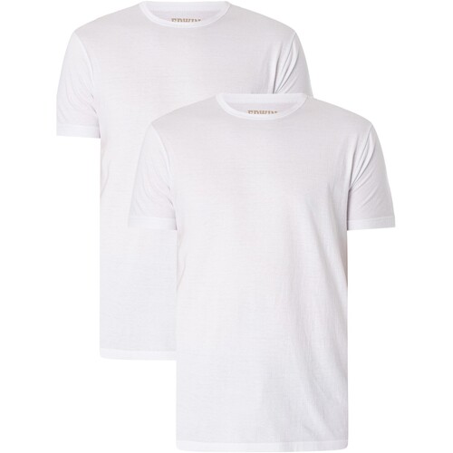 Abbigliamento Uomo T-shirt maniche corte Edwin Confezione da 2 magliette in jersey Bianco