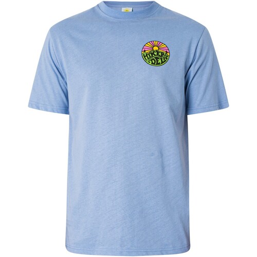 Abbigliamento Uomo T-shirt maniche corte Hikerdelic T-shirt con logo originale Blu