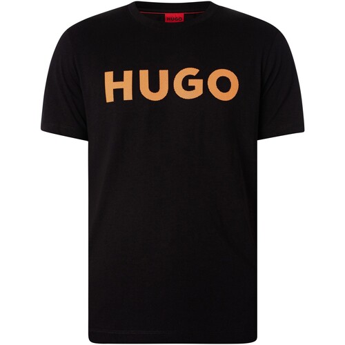 Abbigliamento Uomo T-shirt maniche corte BOSS T-shirt grafica Dulivio U242 Nero