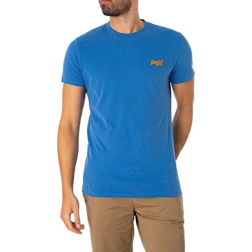 Abbigliamento Uomo T-shirt maniche corte Superdry T-shirt con logo vintage EMB Blu