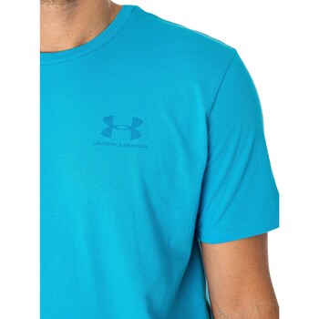 Under Armour T-shirt a maniche corte Sportstyle sul petto sinistro Blu
