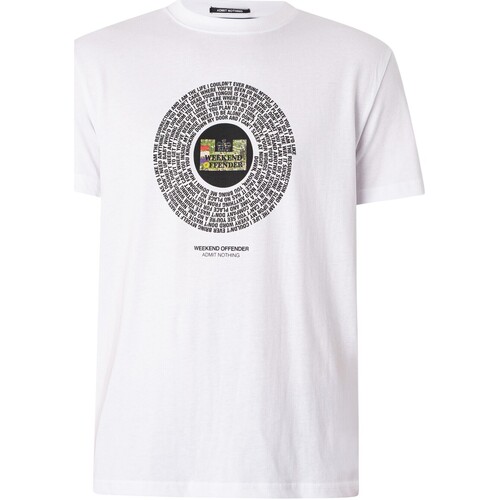Abbigliamento Uomo T-shirt maniche corte Weekend Offender Maglietta della Resurrezione Bianco
