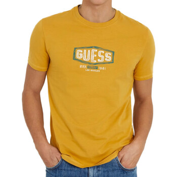 Abbigliamento Uomo T-shirt & Polo Guess G-M4RI33J1314 Giallo