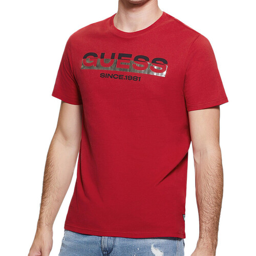 Abbigliamento Uomo T-shirt maniche corte Guess G-M4RI60K9RM1 Rosso