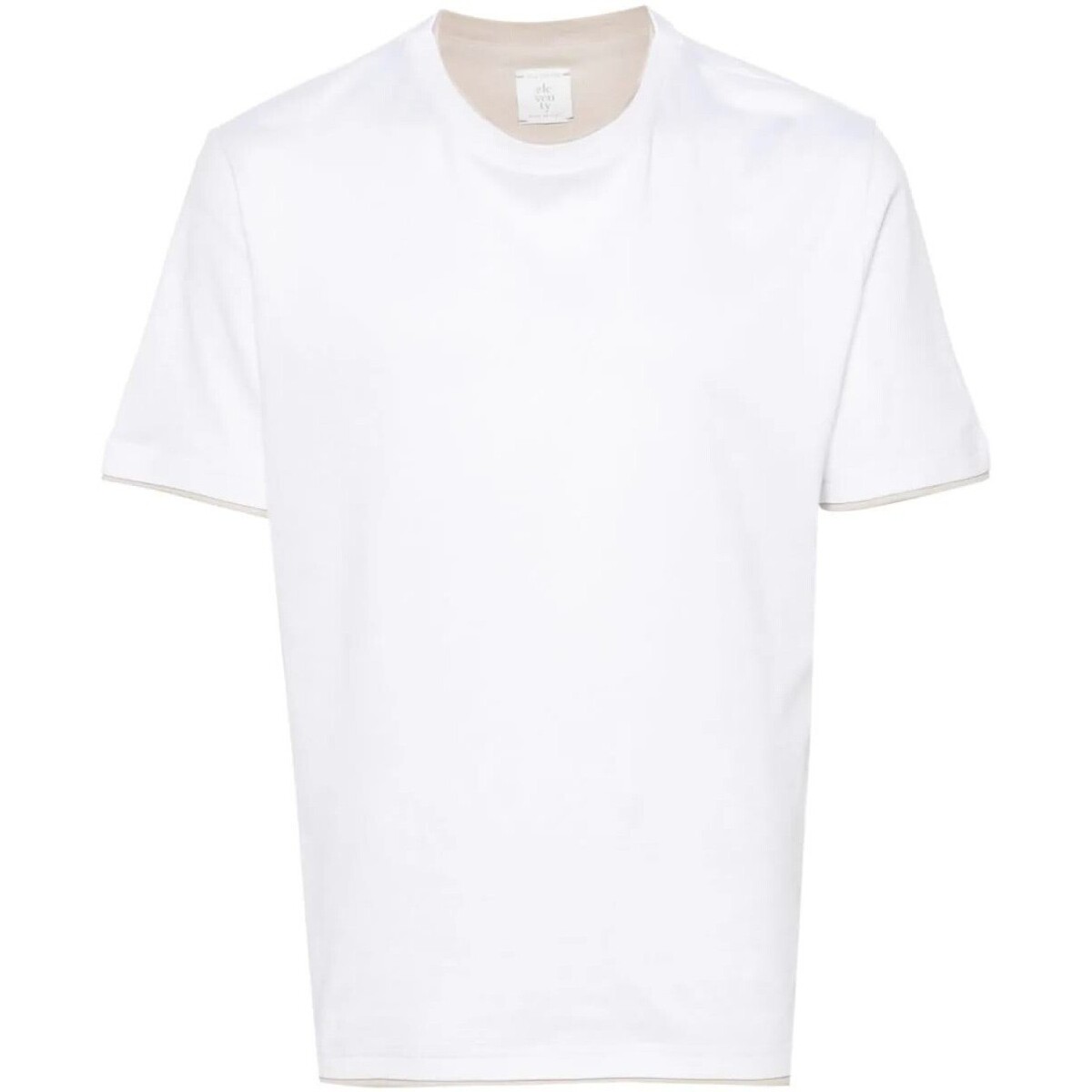 Abbigliamento Uomo T-shirt maniche corte Eleventy T-SHIRT GIROCOLLO Bianco