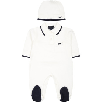 Abbigliamento Bambino Tuta jumpsuit / Salopette Fay FUB520 Z1376 103BL Bianco